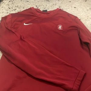 Nike Stanford crew sweatshirt, size L, Cardinal red